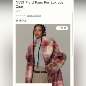 Nvlt plaid coat